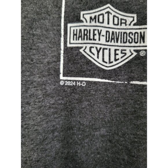 Harley Davidson Motorcycles Men's LG Grabbing Life T-Shirt New Port Richey FL - Picture 3 of 8